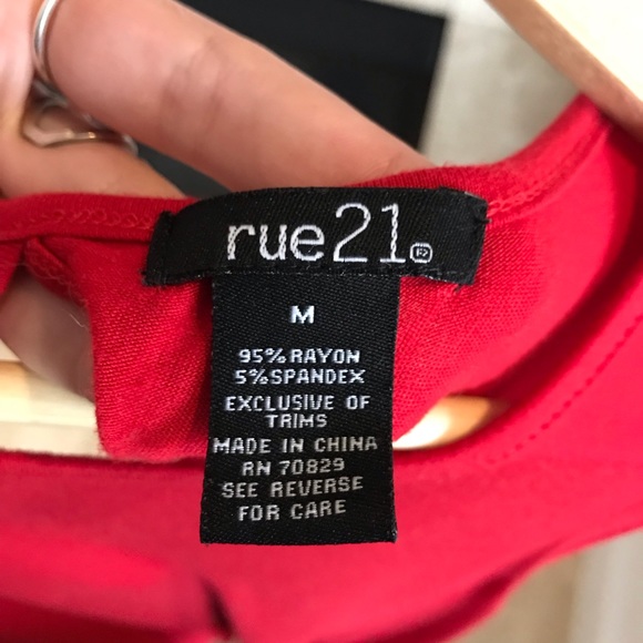 Red Rue21 Mini Dress - Picture 3 of 3